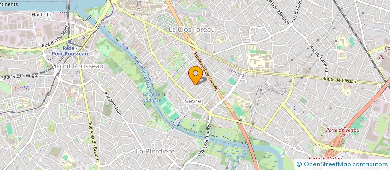 localisation de l'entreprise MONSIEUR FRANCOIS ROCHE  NANTES