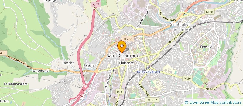 localisation de l'entreprise MONSIEUR FRANCOIS ROCHEBLOINE à SAINT-CHAMOND