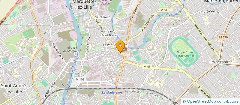 localisation de l'entreprise MONSIEUR FRANCOIS ROCHET à MARCQ-EN-BARŒUL