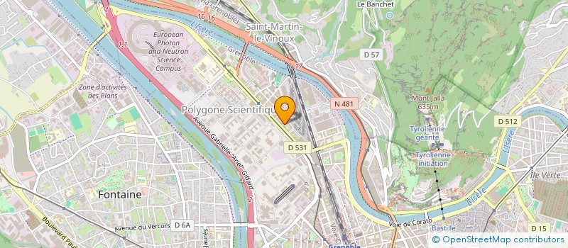 localisation de l'entreprise MONSIEUR FRANCOIS ROCOFFORT DE VINNIERE  GRENOBLE