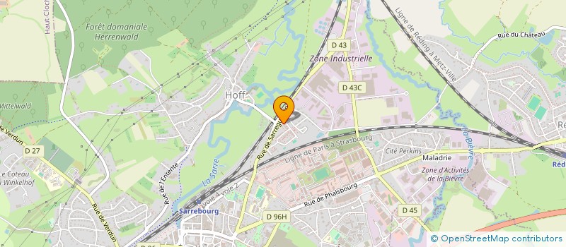 localisation de l'entreprise MONSIEUR FRANCOIS ROEGEL à SARREBOURG