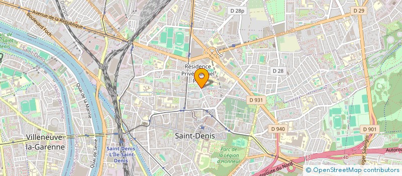 localisation de l'entreprise MONSIEUR FRANCOIS ROGER à SAINT-DENIS