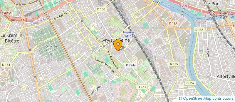 localisation de l'entreprise MONSIEUR FRANCOIS ROGIER  IVRY-SUR-SEINE