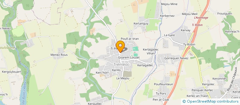 localisation de l'entreprise MONSIEUR FRANCOIS ROIGNANT à TREMEOC