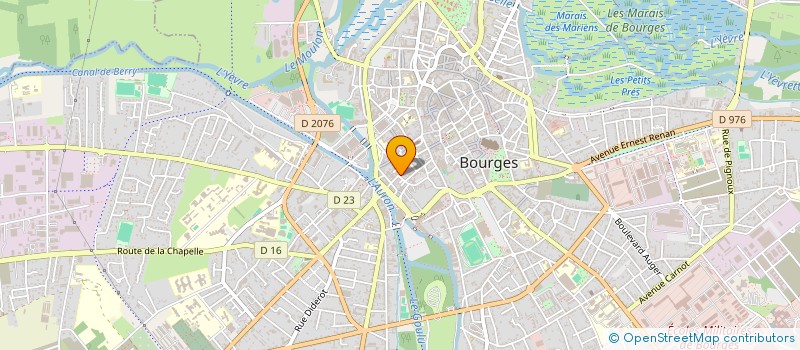 localisation de l'entreprise MONSIEUR FRANCOIS ROLLAND à BOURGES