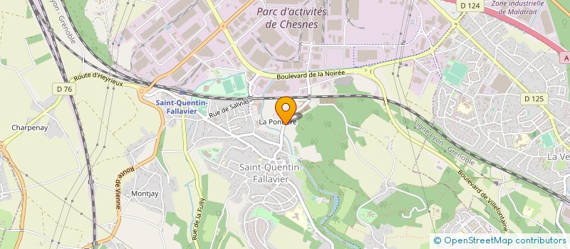 localisation de l'entreprise MONSIEUR FRANCOIS ROLLAND  SAINT-QUENTIN-FALLAVIER