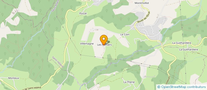 localisation de l'entreprise MONSIEUR FRANCOIS ROLLIN  SAINT-HEAND