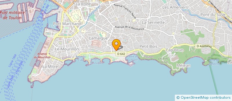 localisation de l'entreprise MONSIEUR FRANCOIS ROMERO à TOULON