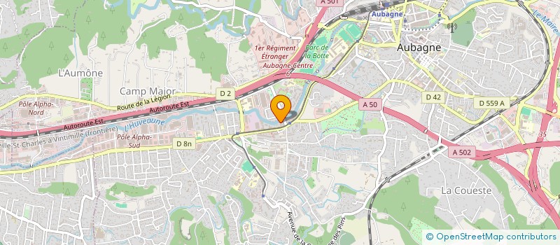 localisation de l'entreprise MONSIEUR FRANCOIS RONCAGLIONE à AUBAGNE