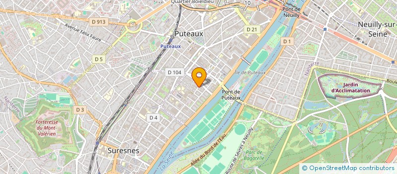 localisation de l'entreprise MONSIEUR FRANCOIS ROSANVAL à PUTEAUX