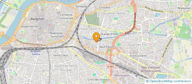 localisation de l'entreprise MONSIEUR FRANCOIS ROSE  AVIGNON