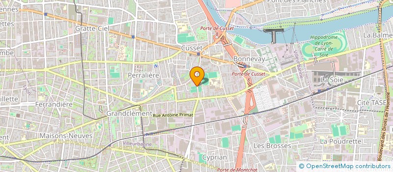 localisation de l'entreprise MONSIEUR FRANCOIS ROSELLO  VILLEURBANNE