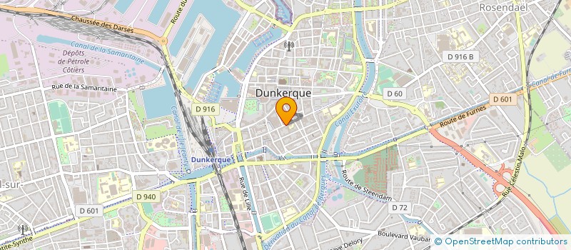 localisation de l'entreprise MONSIEUR FRANCOIS ROSSEEL à DUNKERQUE
