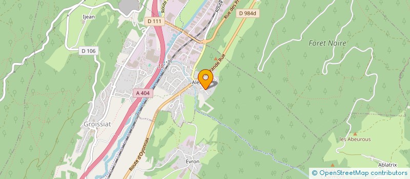 localisation de l'entreprise MONSIEUR FRANCOIS ROTA à GROISSIAT