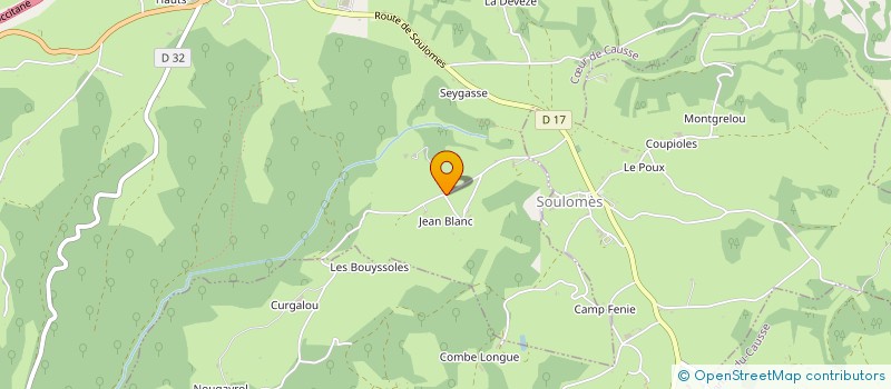localisation de l'entreprise MONSIEUR FRANCOIS ROUGIE à COEUR DE CAUSSE