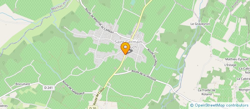 localisation de l'entreprise MONSIEUR FRANCOIS ROUGIE  BARON