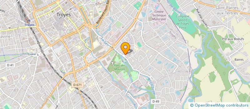 localisation de l'entreprise MONSIEUR FRANCOIS ROULHAC  TROYES