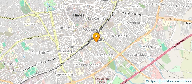 localisation de l'entreprise MONSIEUR FRANCOIS ROUQUAIROL à NIMES