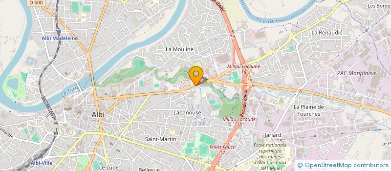 localisation de l'entreprise MONSIEUR FRANCOIS ROUS à ALBI