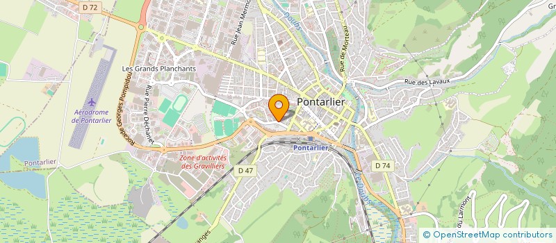 localisation de l'entreprise MONSIEUR FRANCOIS ROUSSEAU  PONTARLIER