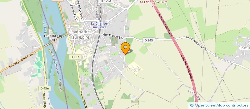 localisation de l'entreprise MONSIEUR FRANCOIS ROUSSEAU  LA CHARITE SUR LOIRE