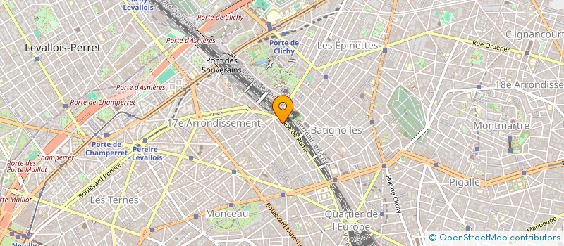 localisation de l'entreprise MONSIEUR FRANCOIS ROUSSEAUX  PARIS