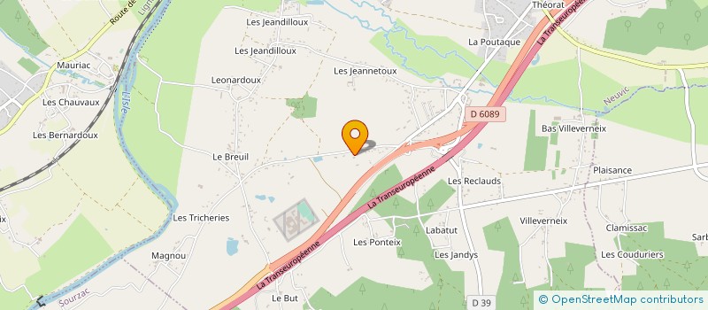 localisation de l'entreprise MONSIEUR FRANCOIS ROUSSEL à NEUVIC