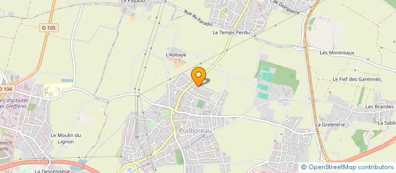 localisation de l'entreprise MONSIEUR FRANCOIS ROUSSEL  PUILBOREAU