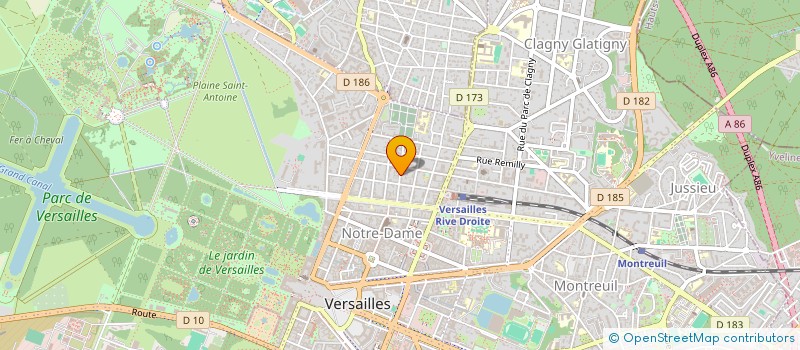 localisation de l'entreprise MONSIEUR FRANCOIS ROUSSELET à VERSAILLES