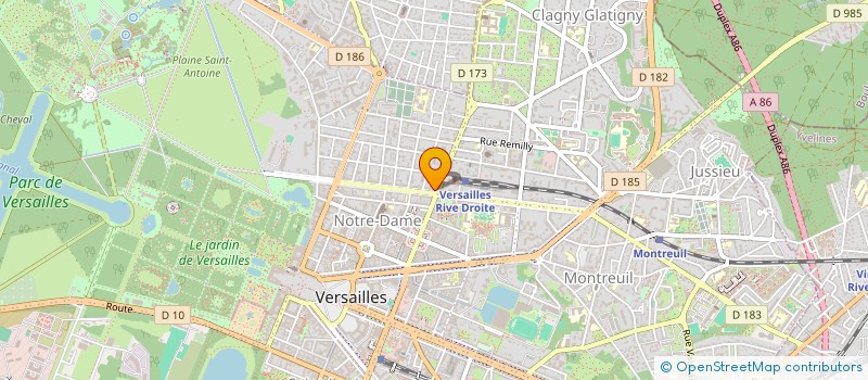 localisation de l'entreprise MONSIEUR FRANCOIS ROUVIER à VERSAILLES
