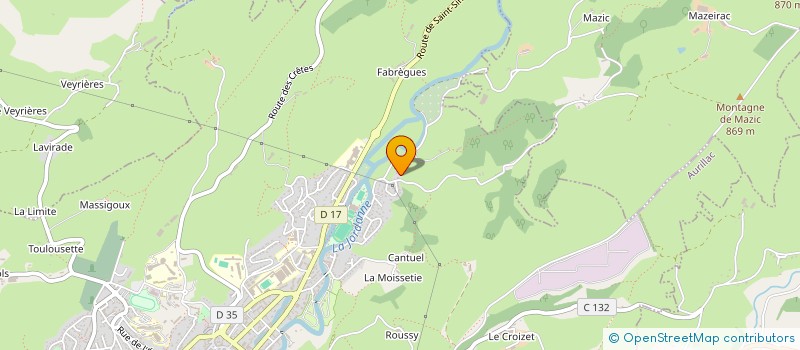 localisation de l'entreprise MONSIEUR FRANCOIS ROUX à AURILLAC