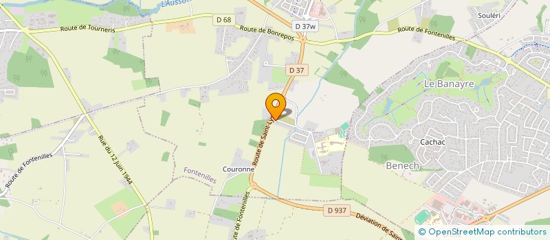 localisation de l'entreprise MONSIEUR FRANCOIS ROUXEL  FONTENILLES