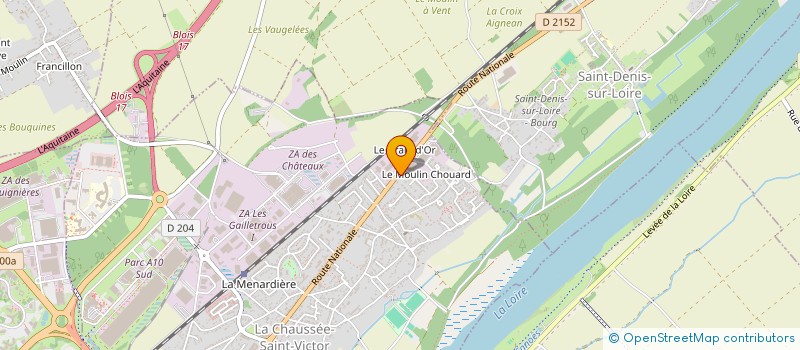 localisation de l'entreprise MONSIEUR FRANCOIS ROUZE à LA CHAUSSEE-SAINT-VICTOR