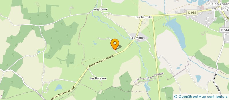 localisation de l'entreprise MONSIEUR FRANCOIS ROY  SAINT-AMAND-EN-PUISAYE