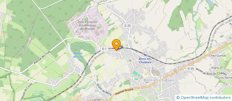 localisation de l'entreprise MONSIEUR FRANCOIS RUCHE  BONS-EN-CHABLAIS