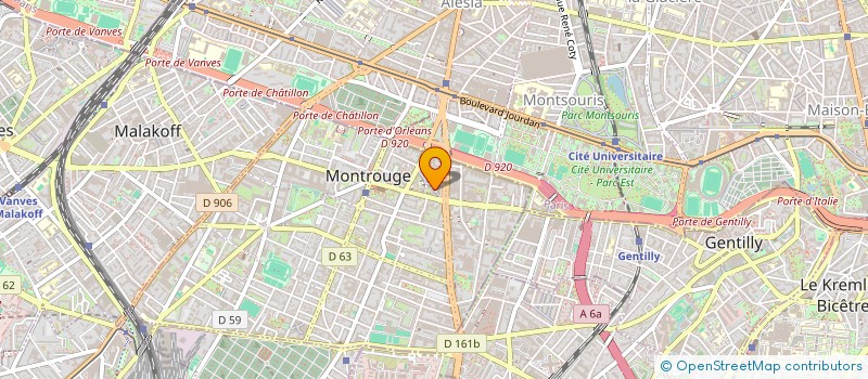 localisation de l'entreprise MONSIEUR FRANCOIS RUEDA à MONTROUGE