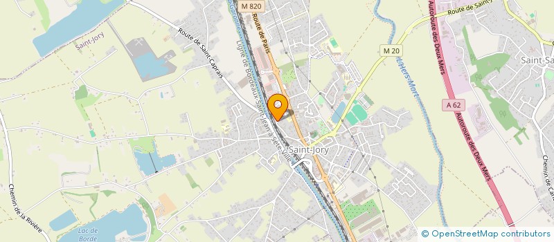 localisation de l'entreprise MONSIEUR FRANCOIS RUHLMANN  SAINT-JORY