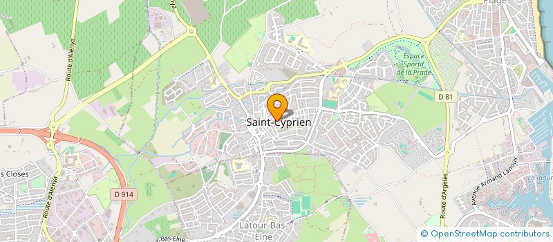 localisation de l'entreprise MONSIEUR FRANCOIS RUIZ à SAINT-CYPRIEN