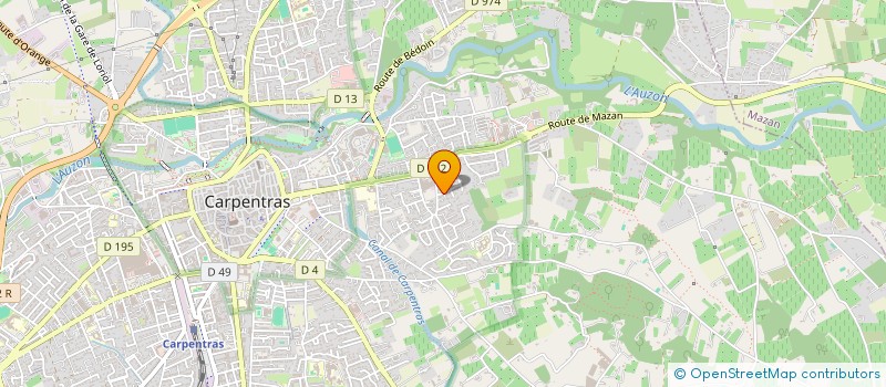 localisation de l'entreprise MONSIEUR FRANCOIS RUIZ  CARPENTRAS