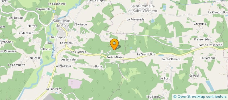 localisation de l'entreprise MONSIEUR FRANCOIS RUIZ  SAINT-ROMAIN-ET-SAINT-CLEMENT