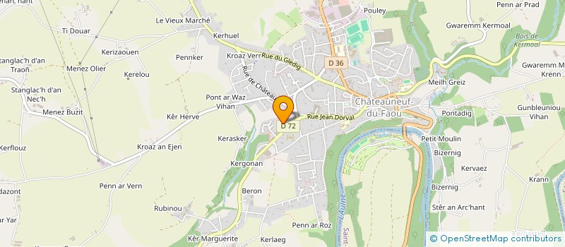 localisation de l'entreprise MONSIEUR FRANCOIS RUMIN à CHATEAUNEUF-DU-FAOU