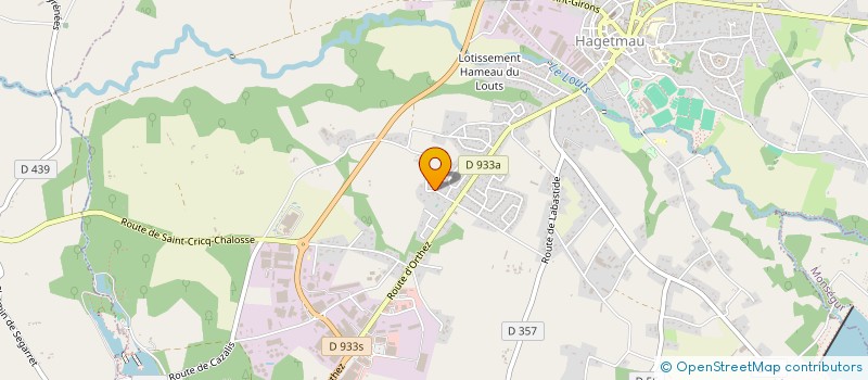 localisation de l'entreprise MONSIEUR FRANCOIS SABATOU  HAGETMAU