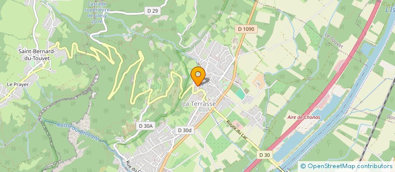 localisation de l'entreprise MONSIEUR FRANCOIS SACHET  LA TERRASSE