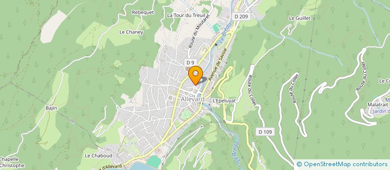 localisation de l'entreprise MONSIEUR FRANCOIS SADOUX  ALLEVARD