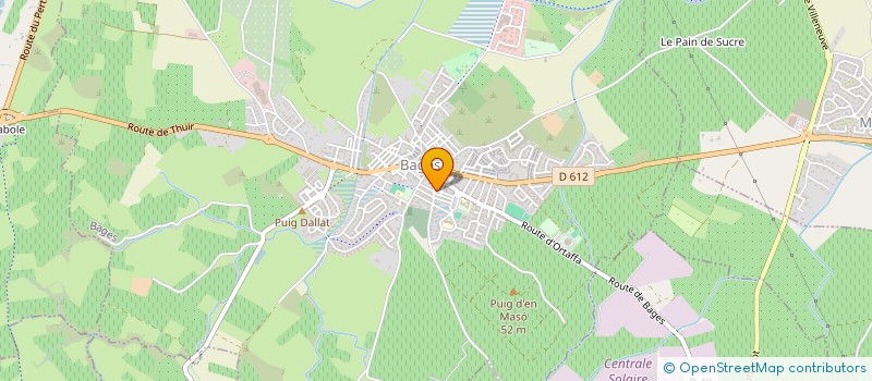 localisation de l'entreprise MONSIEUR FRANCOIS SAGRERA  SAINT-CYPRIEN