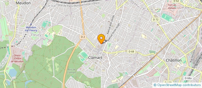 localisation de l'entreprise MONSIEUR FRANCOIS SAHUC à CLAMART