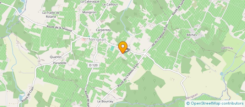 localisation de l'entreprise MONSIEUR FRANCOIS SAILLARD  NERIGEAN