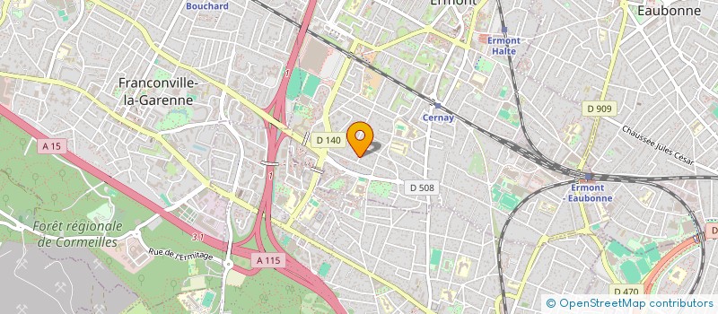 localisation de l'entreprise MONSIEUR FRANCOIS SAINT-YVES  ERMONT