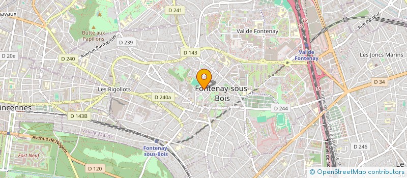 localisation de l'entreprise MONSIEUR FRANCOIS SAINT-YVES à FONTENAY-SOUS-BOIS