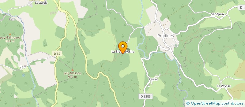 localisation de l'entreprise MONSIEUR FRANCOIS SALAGNAC  PRADINES